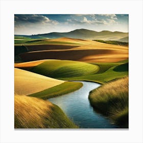 Landscape Painting 234 Canvas Print