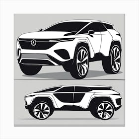 Mercedes-Benz Suv Concept Canvas Print