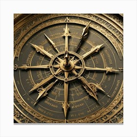 Compass 20 Canvas Print