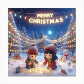 Merry Christmas 2 Canvas Print