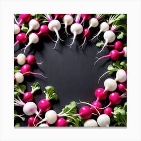 Radishes 16 Canvas Print