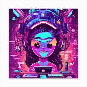Gamer Girl 2 Canvas Print