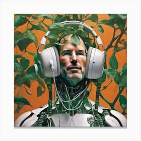Steve Jobs 123 Canvas Print