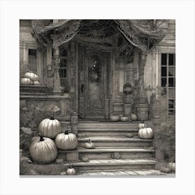 Haunted House 7 Canvas Print