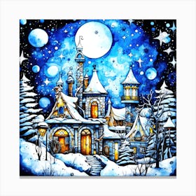 Snow Days - Snow Fall Winter Canvas Print