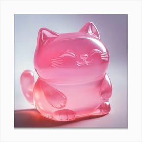 Pink Cat Stampe su tela