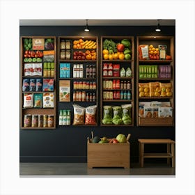 Default Create Unique Design Of Grocery Art Wall 0 Canvas Print