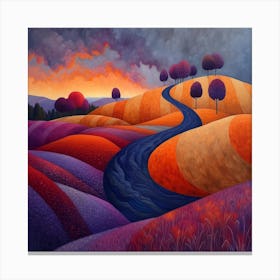 Landscape Painting Canvas Print