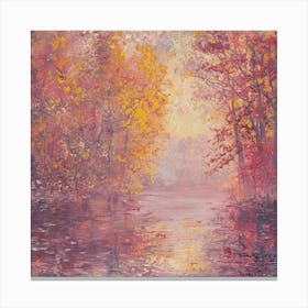 Autumn By The River 2 Canvas Print