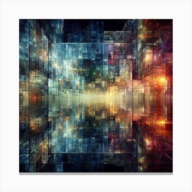 Noname Glass Art 3 Canvas Print