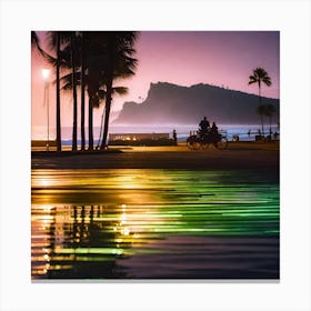 Reflections In The Water Canvas Print