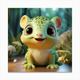 Cute Frog Canvas Print