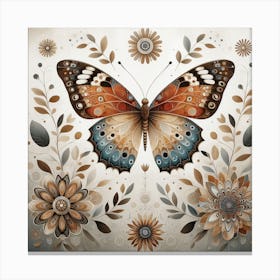 Decorative Art Butterfly VIII Canvas Print