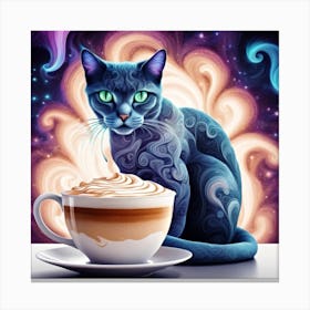 Cosmic Catfeine 14 Canvas Print