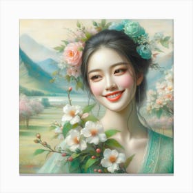 Chinese Girl Canvas Print