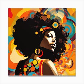 Afro Girl 38 Canvas Print