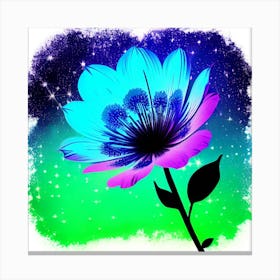 Blue Flower Canvas Print