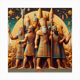 Iraq civilization Kings Canvas Print