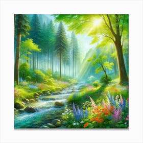 Beautiful Forest 3 Canvas Print