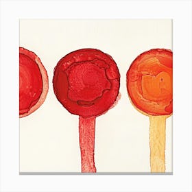 Lollipops Canvas Print