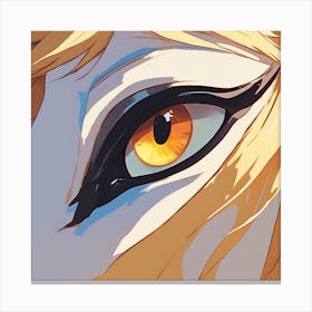 Eye Of The Wolf 1 Canvas Print