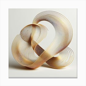 Spiral Sculpture Canvas Print