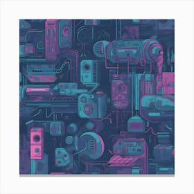 Sci-Fi Wallpaper Canvas Print