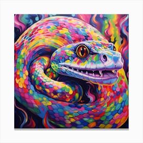 Rainbow Snake Canvas Print