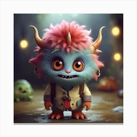 Little Monster Canvas Print