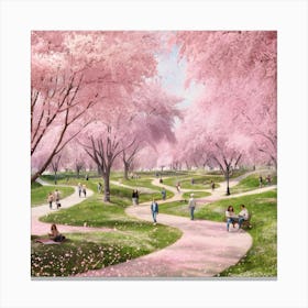 Cherry Blossoms 3 Canvas Print