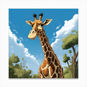 Giraffe Canvas Print