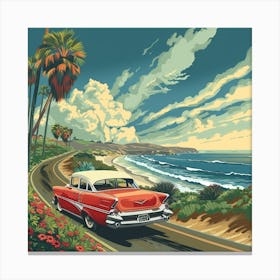 California Sunset Canvas Print