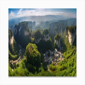 Huangxi National Park, China Canvas Print