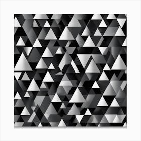 Abstract Triangles 27 Canvas Print