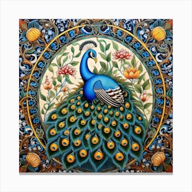 Peacock 1 Canvas Print