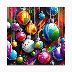 Christmas Ornaments 59 Canvas Print