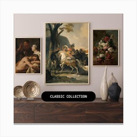 Classic Collection - Adorned Art Print Canvas Print