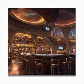 Star Wars Bar Canvas Print