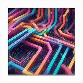 Abstract Fractal Art 2 Canvas Print