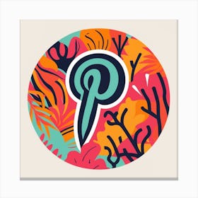PinSea Logo 3 Canvas Print