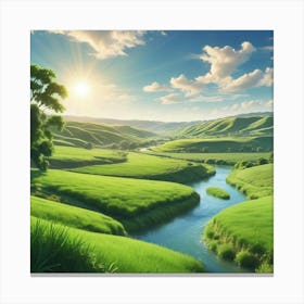 Landscape Stock Videos & Royalty-Free Footage Canvas Print