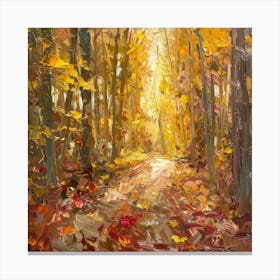 Autumn In The Woods 2 Canvas Print