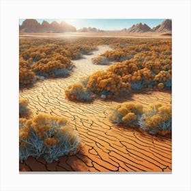 Desert Landscape 27 Canvas Print