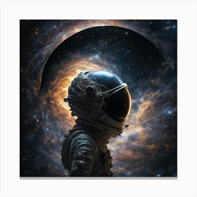 Astronaut In Space Canvas Print