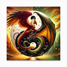 Dragon art Canvas Print