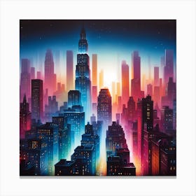 Cityscape 10 Canvas Print