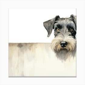 Standard Schnauzer Dog 6 Canvas Print