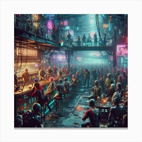 Futuristic City 9 Canvas Print