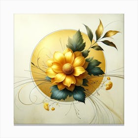 Yellow Flower 4 Canvas Print