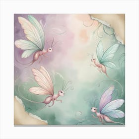 Fairy Flies Canvas Print